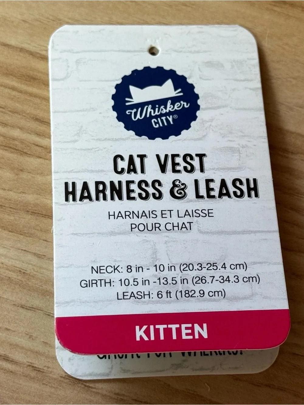 Whisker City Kitten Vest Harness & Leash